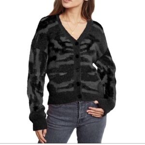 Women's Black Camouflage Sweater